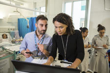 Doctors in discussion