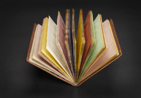 Open Colourful Pages Of Book Grammaire Turque, 1730 C. Royal College Of Physicians Photo By John Chase