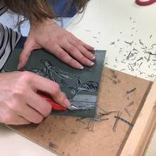 Woodcut Printing Workshop Promo