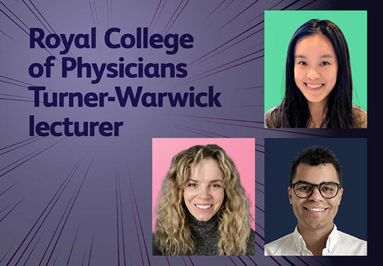 Turner Warwick Lecturer Award Winners 2025